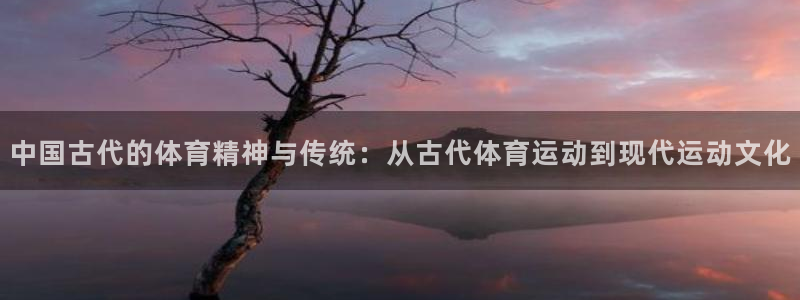 yy易游官方正版app娱乐平台：中国古代的体育精神与传统：从